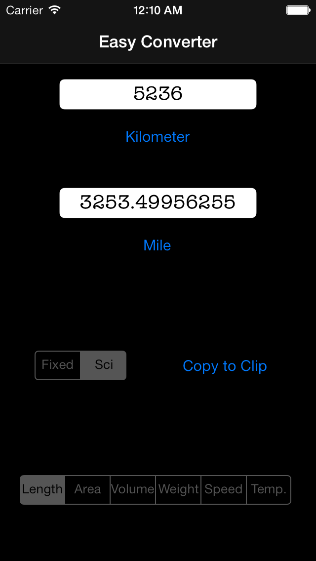 Easy Converter UI details