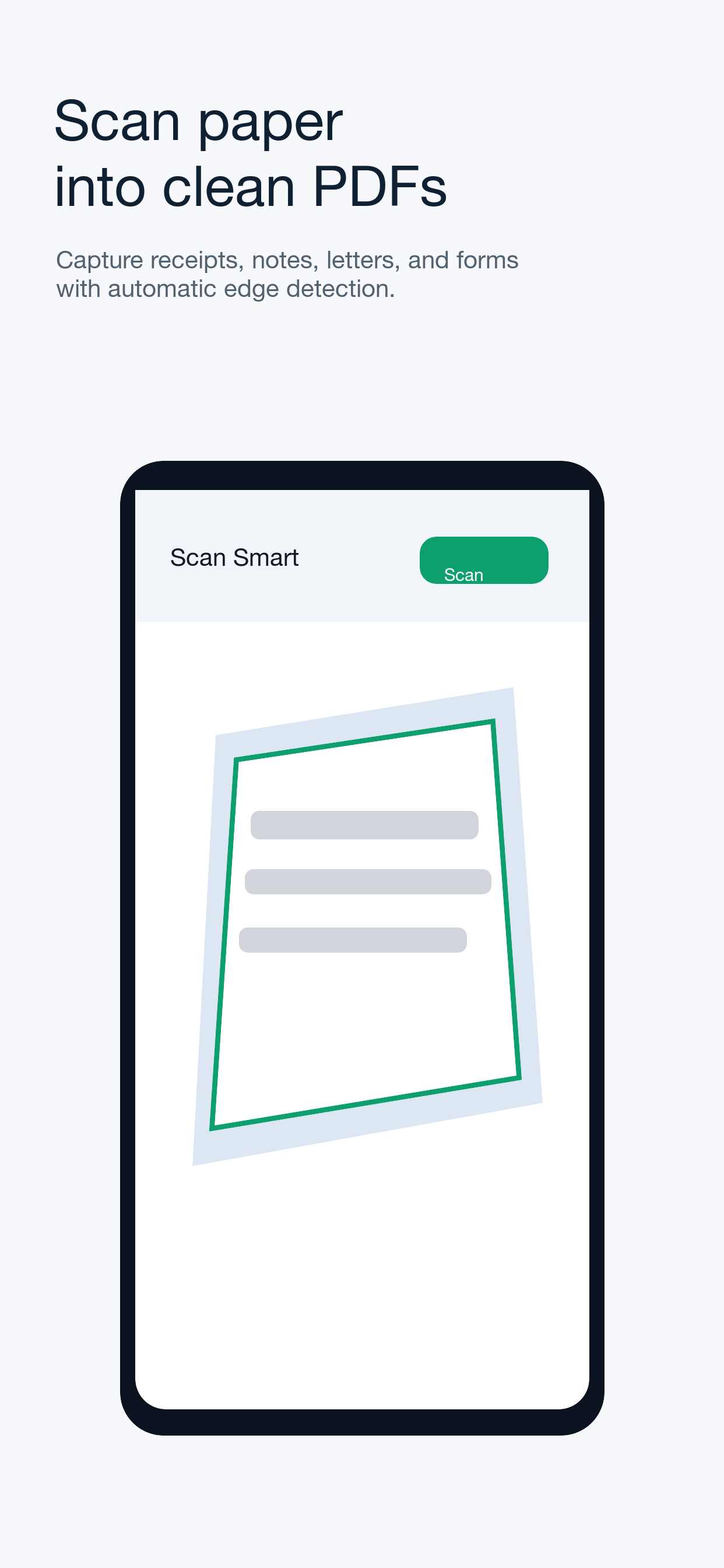 ScanSmart VisionKit Document Capture